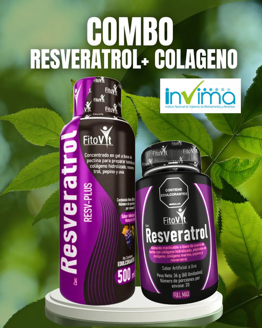 Resveratrol + Colágeno 40% OFF